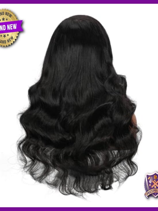 13x6 Lace Front Wig Human Hair Body Wave 26in Glueless Adjustable Cap main image 6